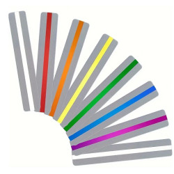 Colored reading strip