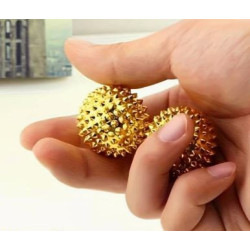 Massaging magnetic balls