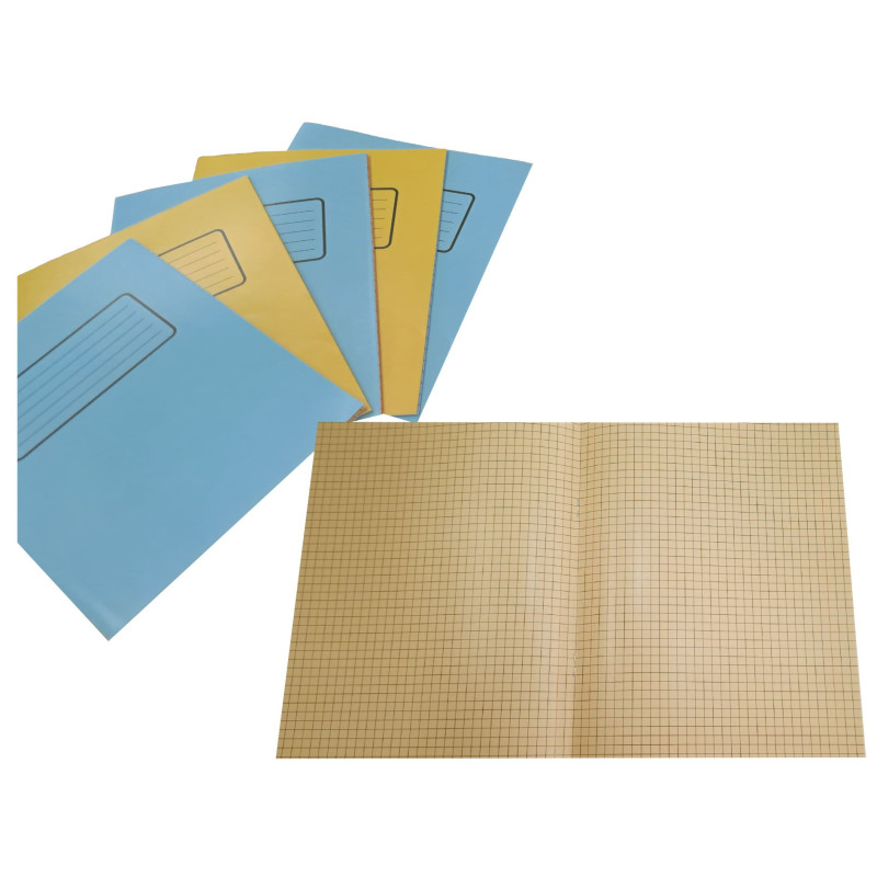 A special school notebook with grid lines A special school notebook with grid lines