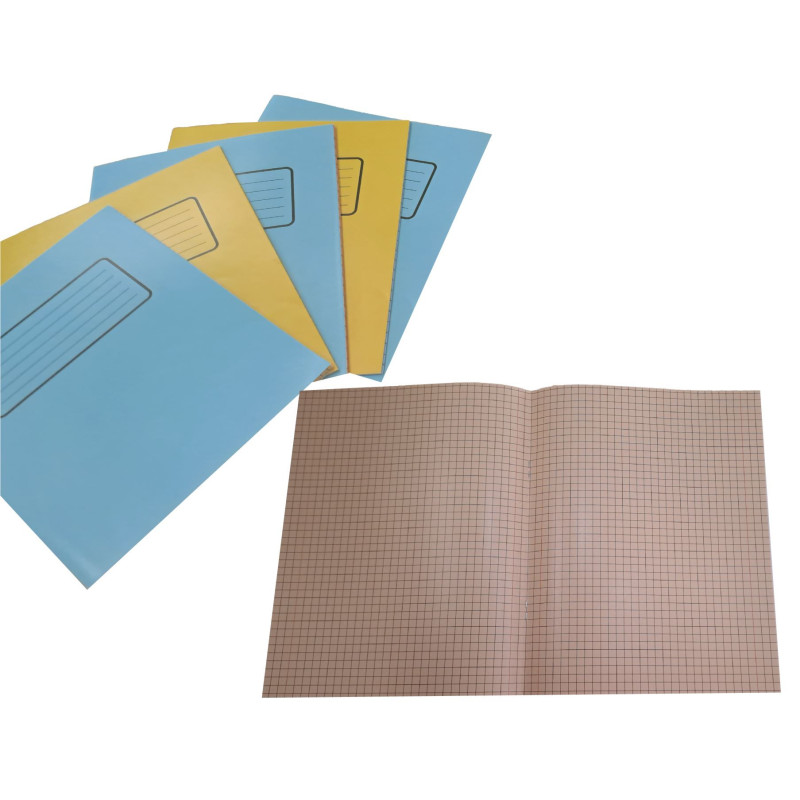 A special school notebook with grid lines A special school notebook with grid lines