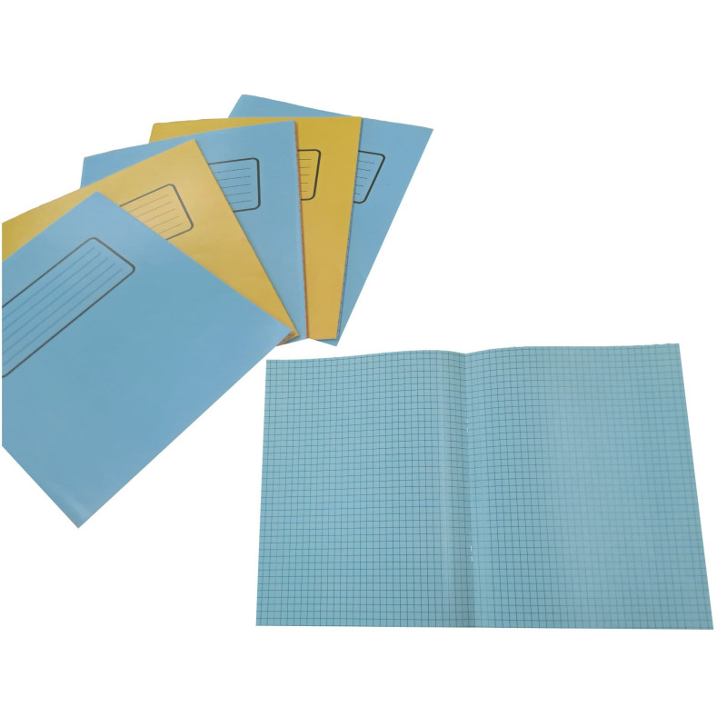 A special school notebook with grid lines A special school notebook with grid lines