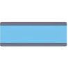 Colored reading strip (wide)
