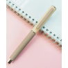 A closed-nib, comfortable, eco-friendly pen