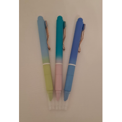 Fountain pen with a closed nib