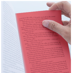 Colored reading overlay A4