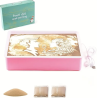 Creative sand art set with illuminated table
