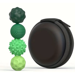 Magnetic silicone stress-relief balls