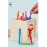 Educational wooden Montessori box (6 games in 1)