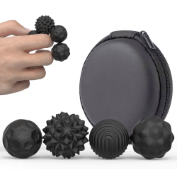 Magnetic silicone stress-relief balls