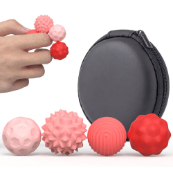 Magnetic silicone stress-relief balls