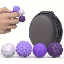 Magnetic silicone stress-relief balls