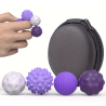 Magnetic silicone stress-relief balls